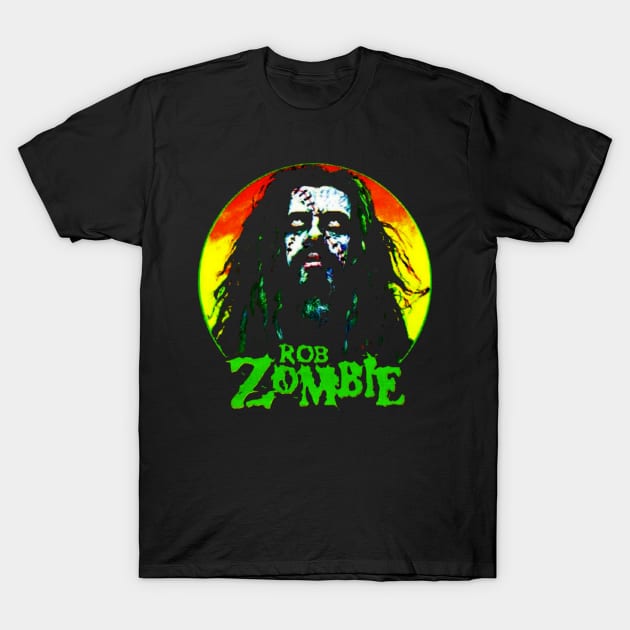 Rob make zombie T-Shirt by Andrew Jweller